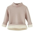 thumbnail image 1 of Chbgutlmr Winter Baby Clothes Fleece Lined Turtleneck Blouses Kids High Neck Thick Warm Comfy Sweaters, 1 of 3