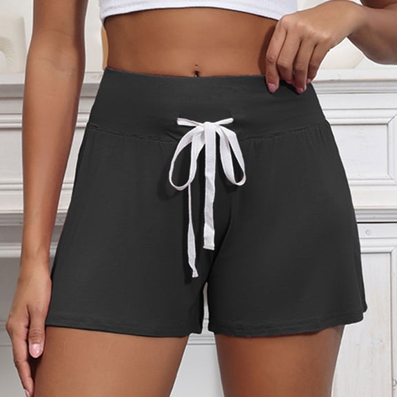 Chbgutlmr Women Pajama Shorts Comfy Lounge Bottom High Rise Drawstring Sleepwear Shorts Casual Comfy Summer Shorts