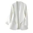 thumbnail image 1 of Chbgutlmr Women's Casual Blazers Long Sleeve Open Front Blazer Jacket Business Work Suit Jacket, 1 of 5
