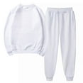 thumbnail image 1 of Chbgutlmr Womens 2 Piece Outfits Matching Sweatsuit Sets Long Sleeve Crewneck Pullover Drawstring Cinch Bottom Joggers Casual Workout Tracksuits, 1 of 5