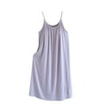 thumbnail image 1 of Chbgutlmr Womens Nightgown with Built in Bra Ruched Comfy Cami Sleep Dress Adjustable Spaghetti Strap Loose Plain Pajamas, 1 of 4