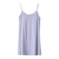thumbnail image 1 of Chbgutlmr Womens Pajamas Cami Nightgown with Built in Bra V Neck Adjustable Spaghetti Strap Comfy Soft Sleepwear Dress, 1 of 4