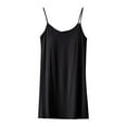 thumbnail image 1 of Chbgutlmr Womens Pajamas Cami Nightgown with Built in Bra V Neck Adjustable Spaghetti Strap Comfy Soft Sleepwear Dress, 1 of 4