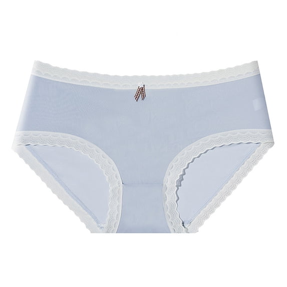 Chbgutlmr Womens Underwear Lace Patchwork Full Coverage Mid Rise Briefs Comfy Stretch Cute Panties