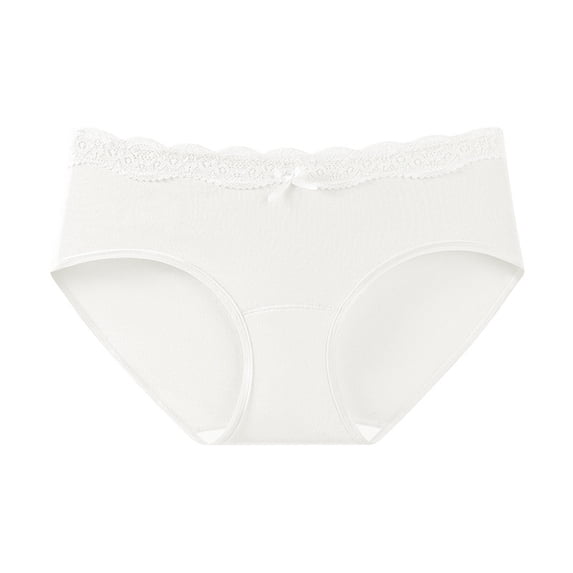 Chbgutlmr Womens Underwear Lace Patchwork Full Coverage Mid Rise Panties Comfy Cute Stretchable Briefs
