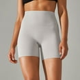 thumbnail image 1 of Chbgutlmr Womens Yoga Shorts High Waist Slim Fitted Plain Color Shorts Casual Comfy Stretch Summer Workout Shorts, 1 of 5