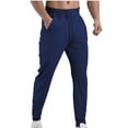 thumbnail image 1 of Chbgutlmr Workout Pants for Men Cinch Bottom Elastic Waist Drawstring Trousers Casual Fitted Workout Pants with Pockets, 1 of 6