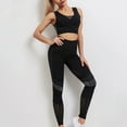 thumbnail image 1 of Chbgutlmr Workout Sets for Women 2 Piece Yoga Outfits Sleeveless Racerback Tank Tops High Waisted Leggings Casual Breathable Stretch Gym Set, 1 of 4