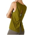 thumbnail image 1 of Chbgutlmr Workout Tops for Womem Crewneck Sleeveless Split Back Knot Breathable Gym Athletic Yuga Tops, 1 of 5