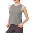 thumbnail image 1 of Chbgutlmr Workout Tops for Women Crewneck Sleeveless Running Tees Athletic Loose Breathable Yoga Tops, 1 of 5