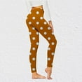thumbnail image 1 of Chbgutlmr Yoga Leggings for Women High Waisted Dot-Patterned Slim Fitted Ankle Length Pants Casual Summer Workout Pants, 1 of 6