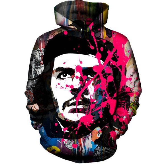 Che Guevara Fragments All Over Print Unisex Tee Sweatshirt Hoodie