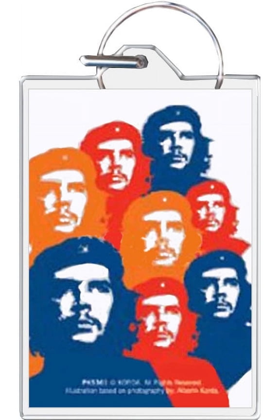 Che Guevara Hasta Keychain