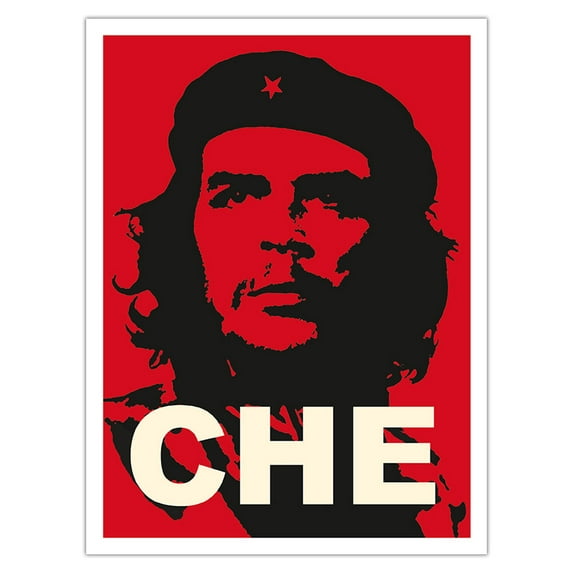 Che Guevara - Marxist Revolutionary - Vintage Political Poster c.1968 - Bamboo Fine Art 290gsm Paper Print (Unframed) 24x32in