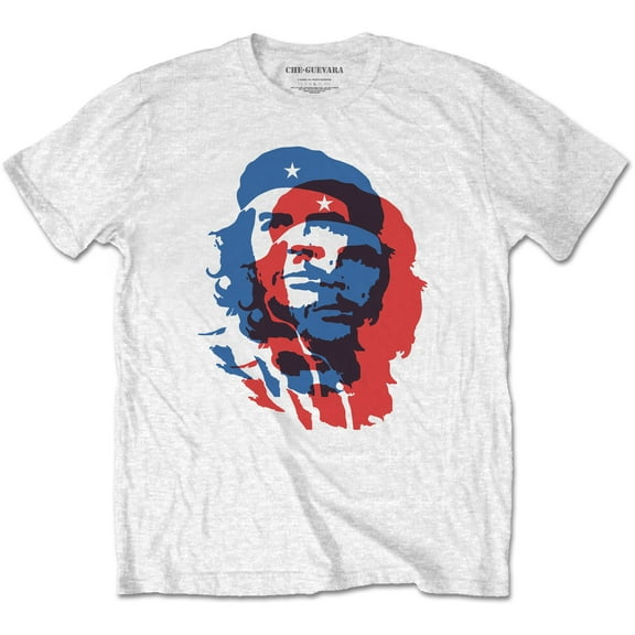 Che Guevara Unisex T-Shirt Blue and Red (Small)
