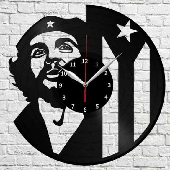 Che Guevara Vinyl Record Wall Clock Home Fan Art Deco Vintage Wall Art Design