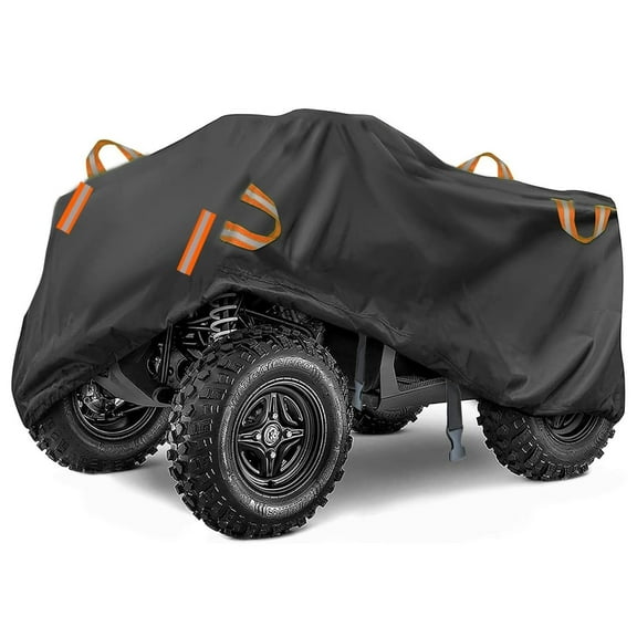 Che Yi Bao ATV 4 Wheel Cover, 102"x44"x48" Fit for Honda Kawasaki Polaris Yamaha Suzuki,Heavy-Duty All-Weather Outdoor Protection with Reflective Stripes