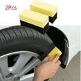 thumbnail image 1 of COFEST 2Pcs Auto Wheels Brush Sponge Tools Applicator Special for Tire Hub Cleaning Black, 1 of 6