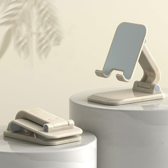 CheAAlet Adjustable Lazy Mobile Phone Stand, Portable Folding Phone Support, Multi-Functional Hands-Free Phone Holder, Angle Adjustable Phone Desktop Stand