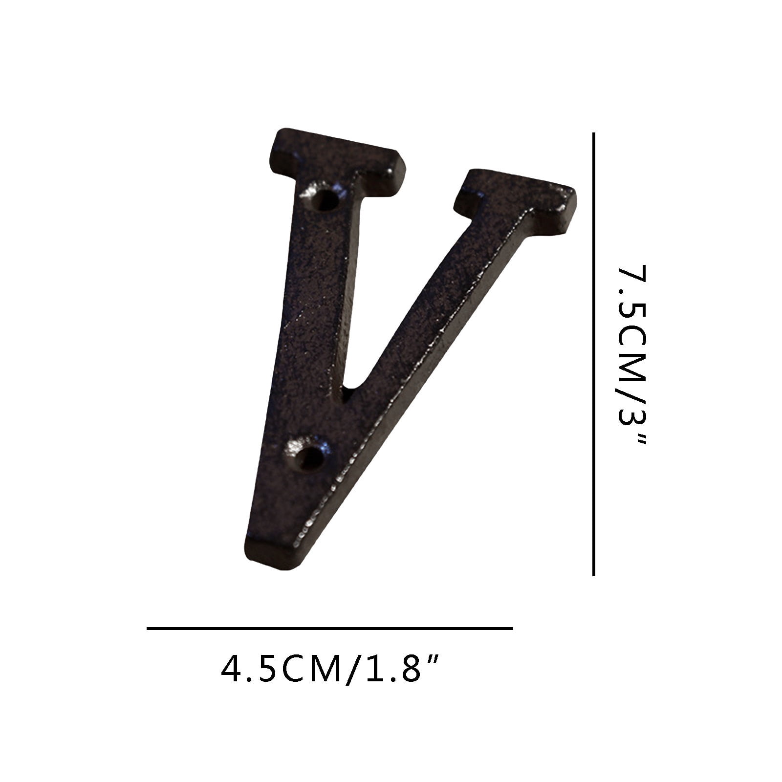 CheAAlet Alloy Wrought Iron House Numbers & Letters - Decorative DIY ...
