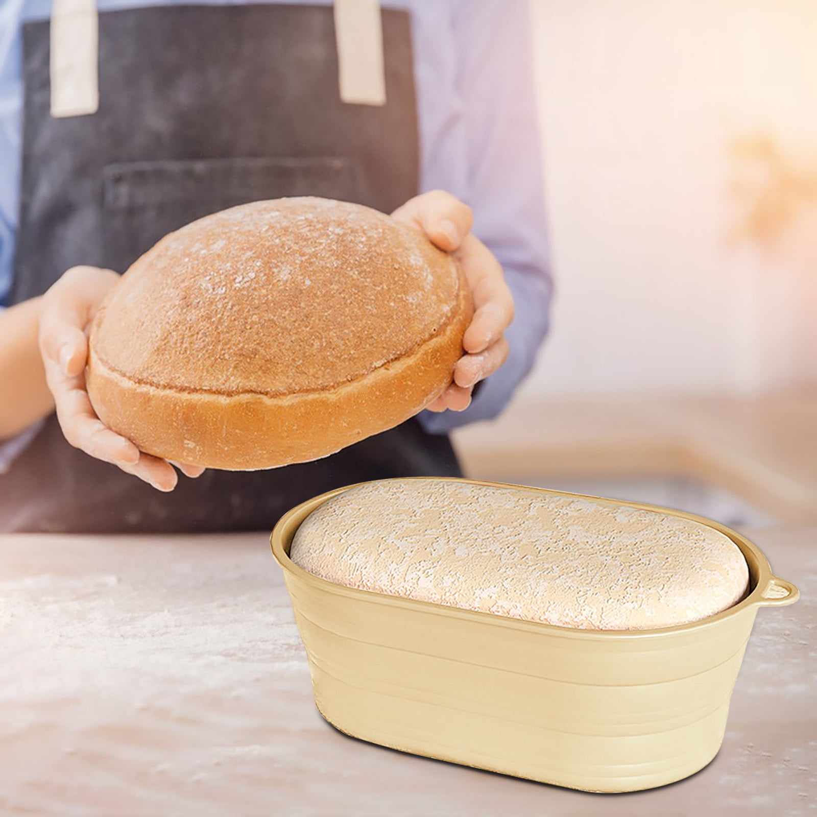 CheAAlet Foldable Bread Fermentation Basket for Oven, Easy Demolding