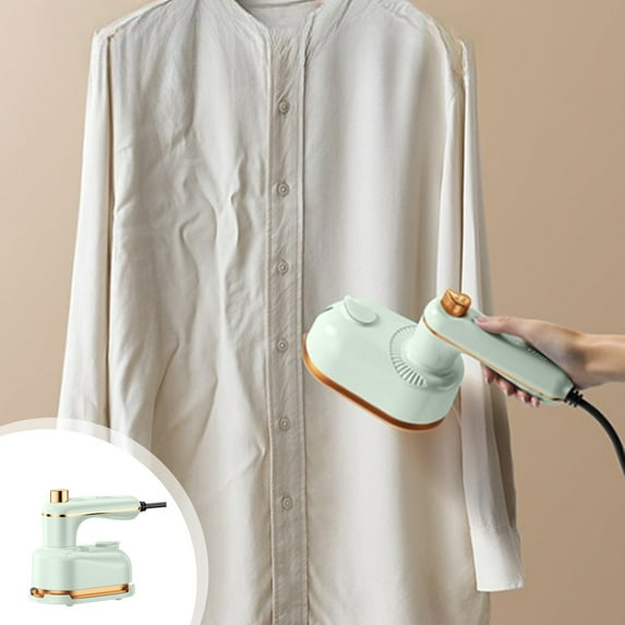 CheAAlet Foldable Portable Mini Handheld Travel Steam Iron For Clothes Hanging Ironing Machine Household Small Dormitory Clothes Ironing Tool Household Steam Iron Green