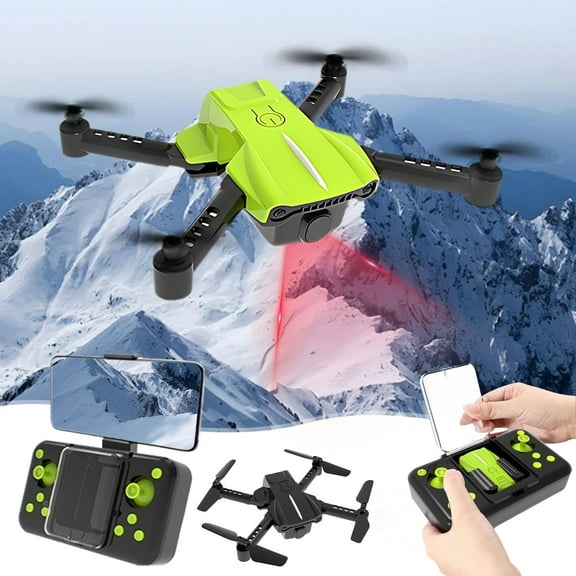CheAAlet Mini Folding Drone with HD Camera, Portable RC Airplane for Aerial Photography, High-Definition Aerial Video Drone, Small Quadcopter with Altitude Hold Function