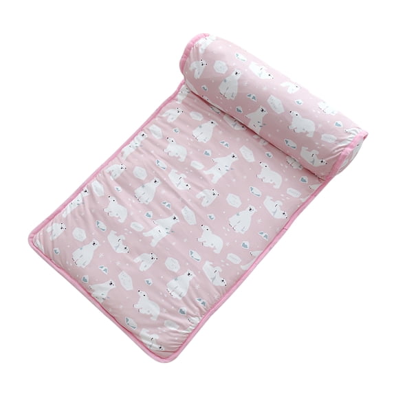 CheAAlet Summer Cooling Ice Silk Pet Bed & Cushion - Breathable, Machine Washable, Lovely Print - Ideal for Dogs, Cats & Kids