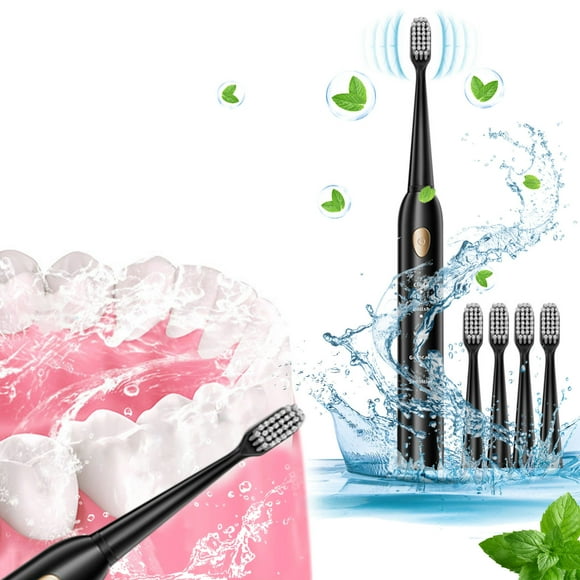 CheAAlet Toothbrush Toothbrush with 4 Brush Heads 5 Cleaning Modes Water Proofing IPX7 Water Proofing Toothbrush Newly