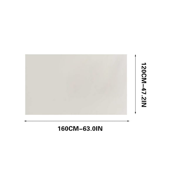 CheAAlet White Sheepskin Restaurant Tablecloth Disposable, Oil Proof No Wash White Coffee Table Cover, Disposable Plastic Tablecloth for Events and Daily Use