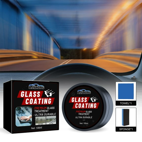 CheAAlet Windshield Repair Paste - Scratch, Crack & Defect Remover for Vehicle Glass - Restore Clarity & Strength Multicolor