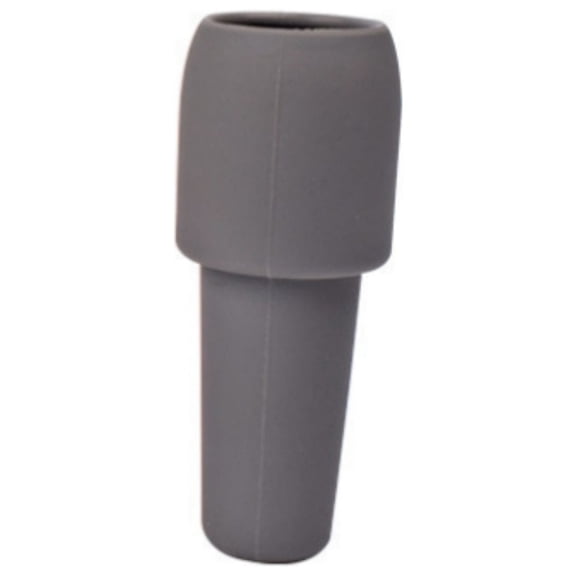 CheAAlet Wine Bottle Stoppers - Set of 3 Vacuum Sealed Wine Preserver, Leak-proof & Airtight Wine Saver for Red, White, and Ros茅 Wines - Durable & Reusable Gray