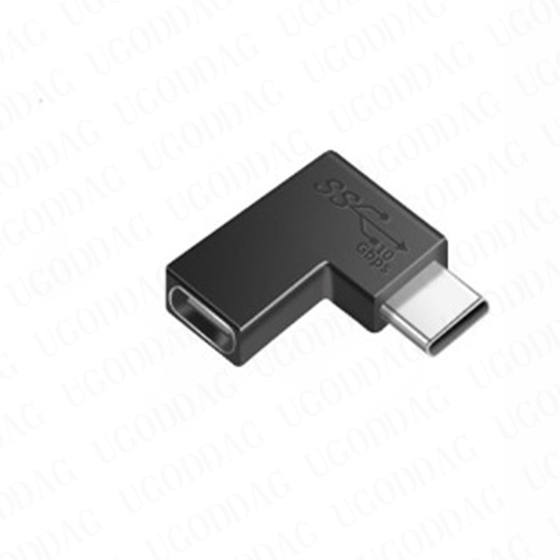 CheShi 90 Degree Right Angle USB C Type C Male To Female Converter USB ...