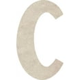thumbnail image 1 of Cheap Blank MDF Letters, 22'' Tall Icebold C, Wall Hanging, 1 of 5