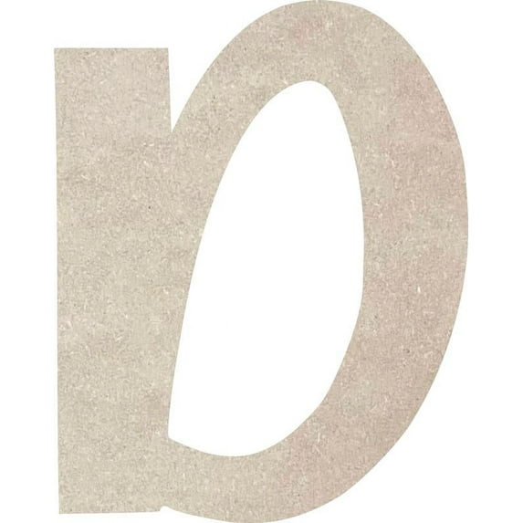 Cheap Blank MDF Letters, 22'' Tall Icebold D, Wall Hanging