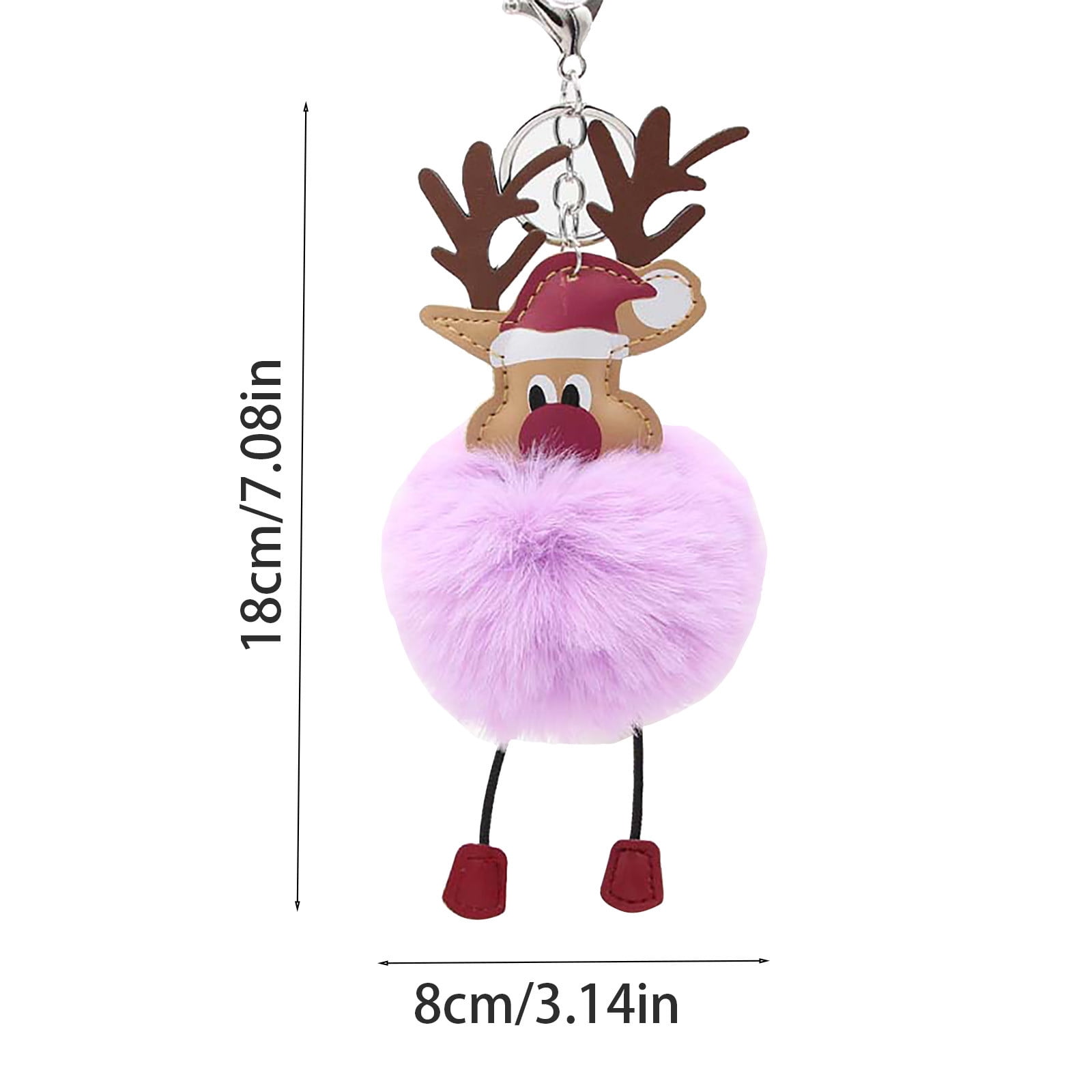 Cheap Christmas Elk Plush pendant Light PinkHousehold pendant Christmas