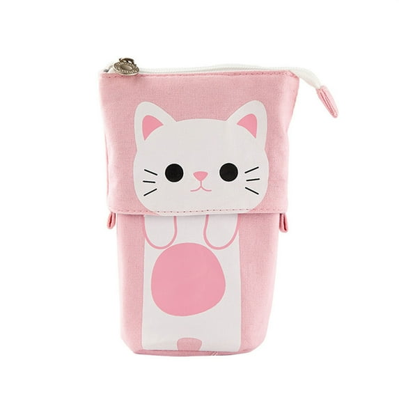 Cheap Gifts for Women Retractable Pencil Case Stationery Storage Bag Cute Pen Bags