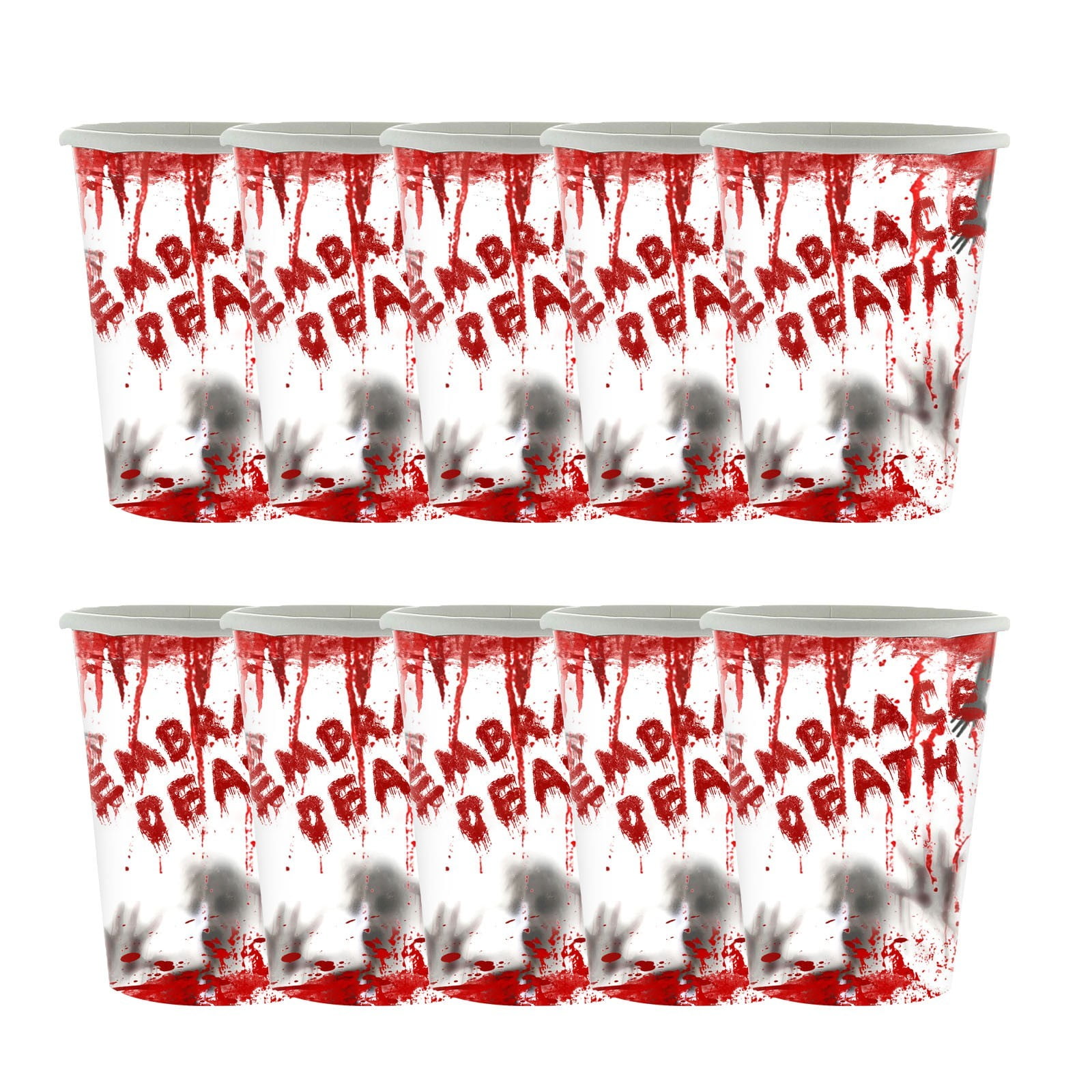 Cheap Decorations Atmosphere Party Decoration Handprint Paper Plates