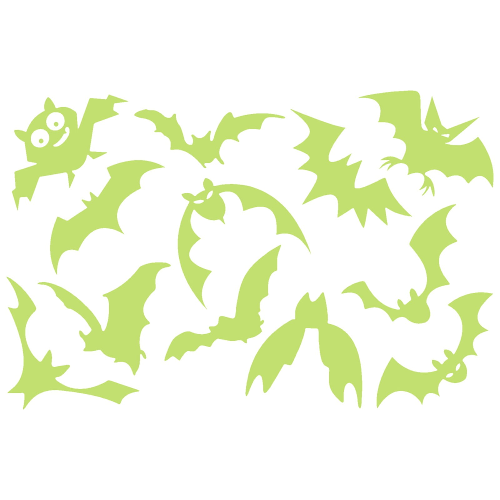 Cheap Home wall stickers1Set Halloween Luminous Wall Decor Stickers