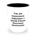 thumbnail image 1 of Cheap Insurance adjuster Shot Glass, I'm an Insurance Adjuster. I Speak Fluent), Present For Coworkers, Motivational From Friends, 1 of 1