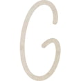 thumbnail image 1 of Cheap MDF Kids Letters, Blank 6'' Baleno Font G, Craft Wall Hanging Shape, 1 of 3