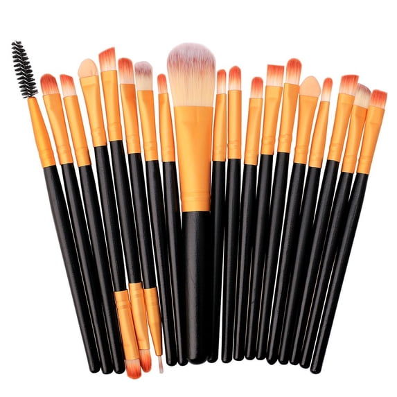 Cheap Makeup Brushes - Eyeshadow Brush Set, 20pcs Professional Cosmetic Brush Set, Soft Synthetic Fiber, Face Eyeshadow Eyebrow Lip, Chic Stylish Design, Ideal Gift, Beauty Tools, Full Face Makeup