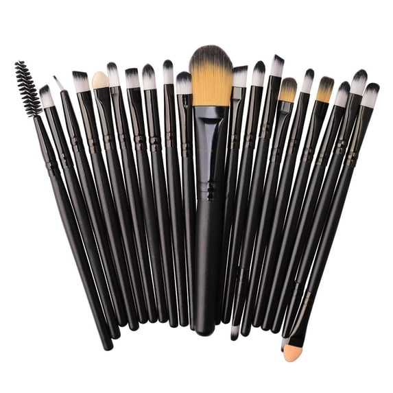 Cheap Makeup Brushes - Eyeshadow Brush Set, 20pcs Professional Cosmetic Brush Set, Soft Synthetic Fiber, Face Eyeshadow Eyebrow Lip, Chic Stylish Design, Ideal Gift, Beauty Tools, Full Face Makeup