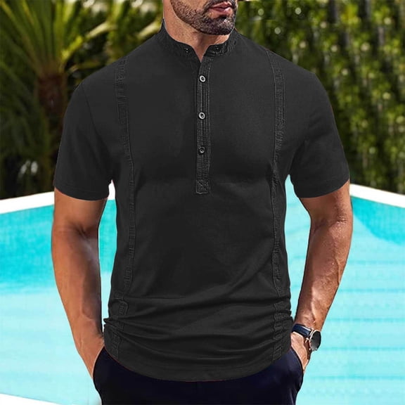 Cheap Mens Shirts Men Shirts Casual Mens Tshirts Graphic Big and Tall Summer Tops Hawaiian Shirt for Men Cotton Linen Shop now