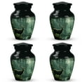 thumbnail image 1 of Cheap Mini Urns - Dear In Mysterious Forest Design - 3-Inch Set Of 4 Urns - Small Cremains Keepsakes - Adult Females & Males - Mini Urns For Human Ashes Keepsake - Ashes Urn Adult, 1 of 5