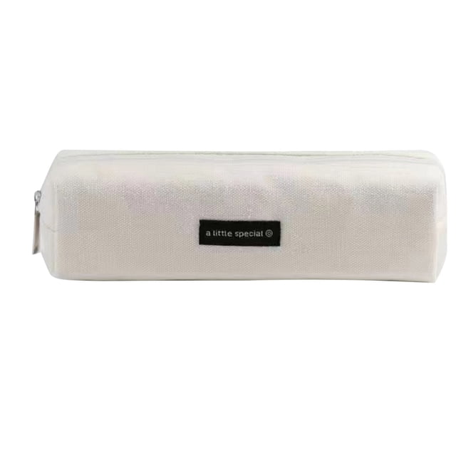 Cheap Stuff Under 1 Dollar Solid Color Small Canvas Pencil Case Stationery Box Pencil Case Student Male And Female Stationery Bag Large Capacity Pencil Case Storage Box