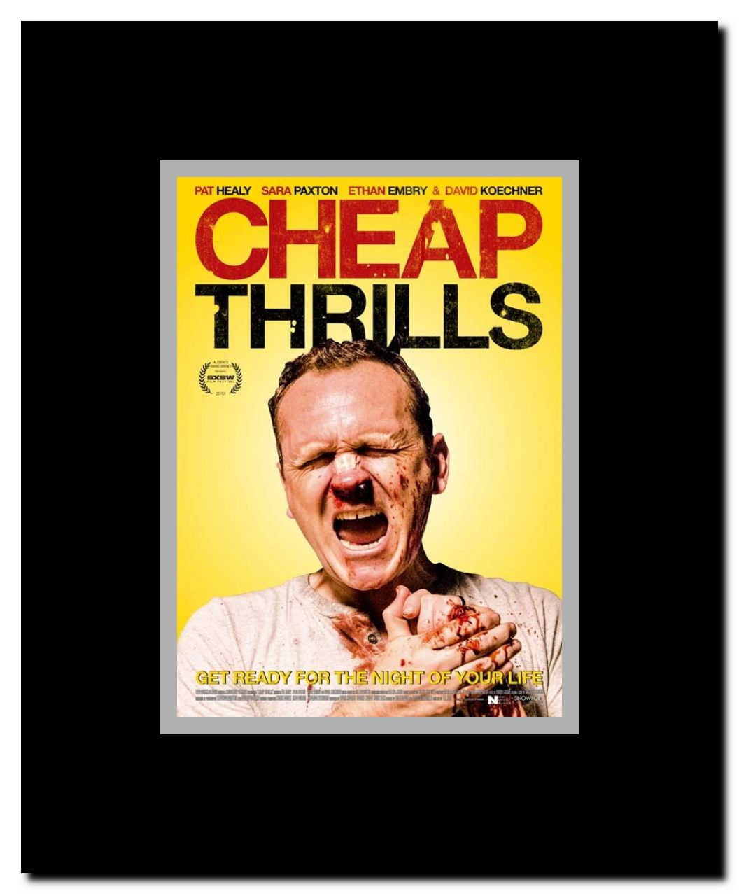Cheap Thrills Framed Movie Poster