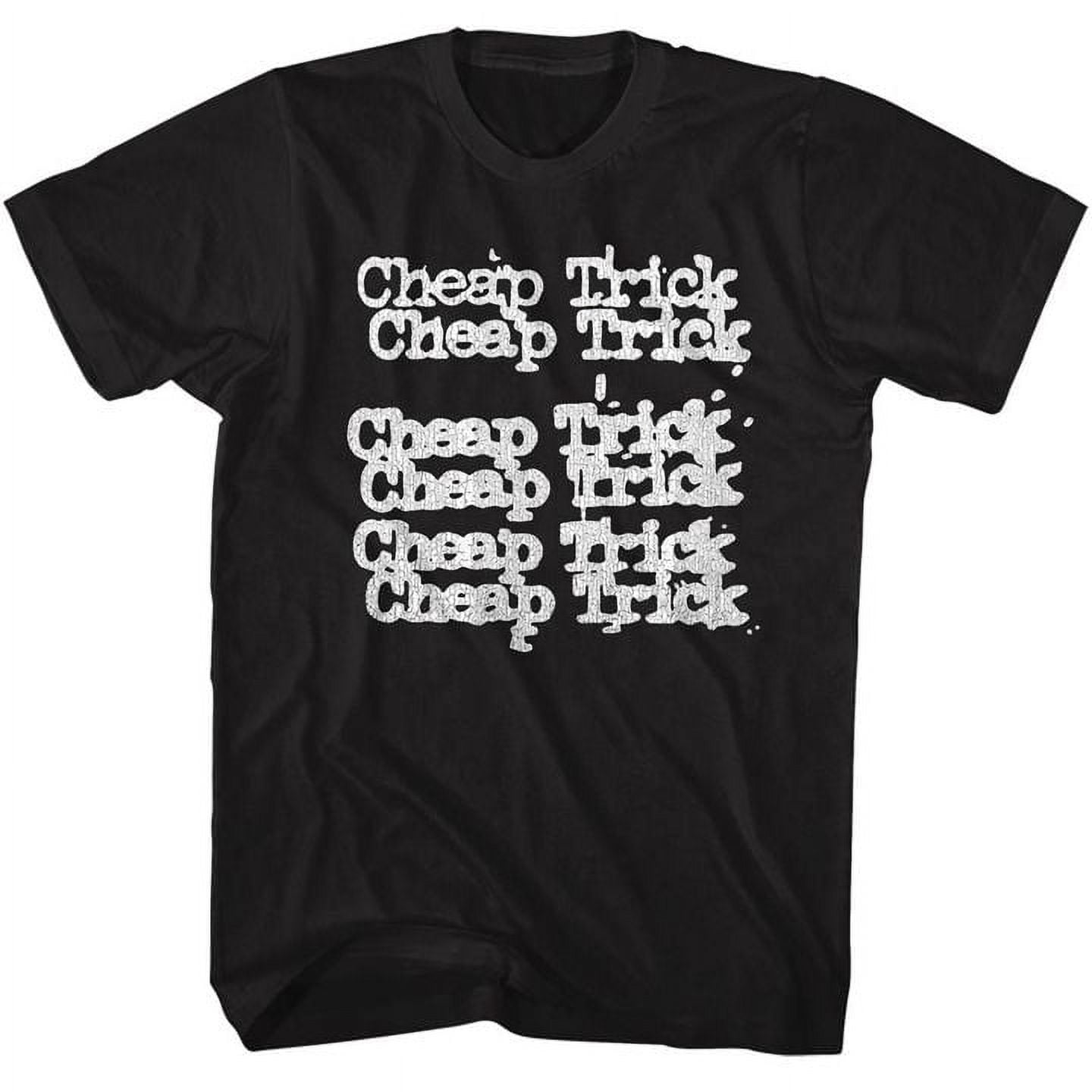 Cheap Trick Tシャツ Lサイズ Cheap Trick Classic Stacked Logo Black Adult T-Shirt - Walmart.com