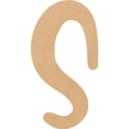 thumbnail image 1 of Cheap Wood MDF Letter 16'' Tall Jacklin Letters DIY S, Paintable Craft Project A-Z, 1 of 5