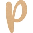 thumbnail image 1 of Cheap Wood MDF Letter 18'' Tall Jacklin Letters DIY P, Paintable Craft Project A-Z, 1 of 5